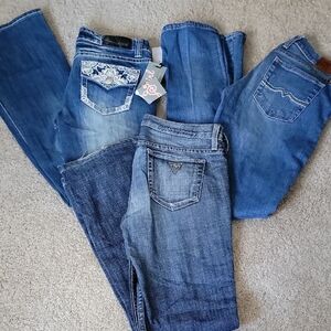 3 Pc Jeans, Size 6/7 Lucky, Guess, Soundgirl